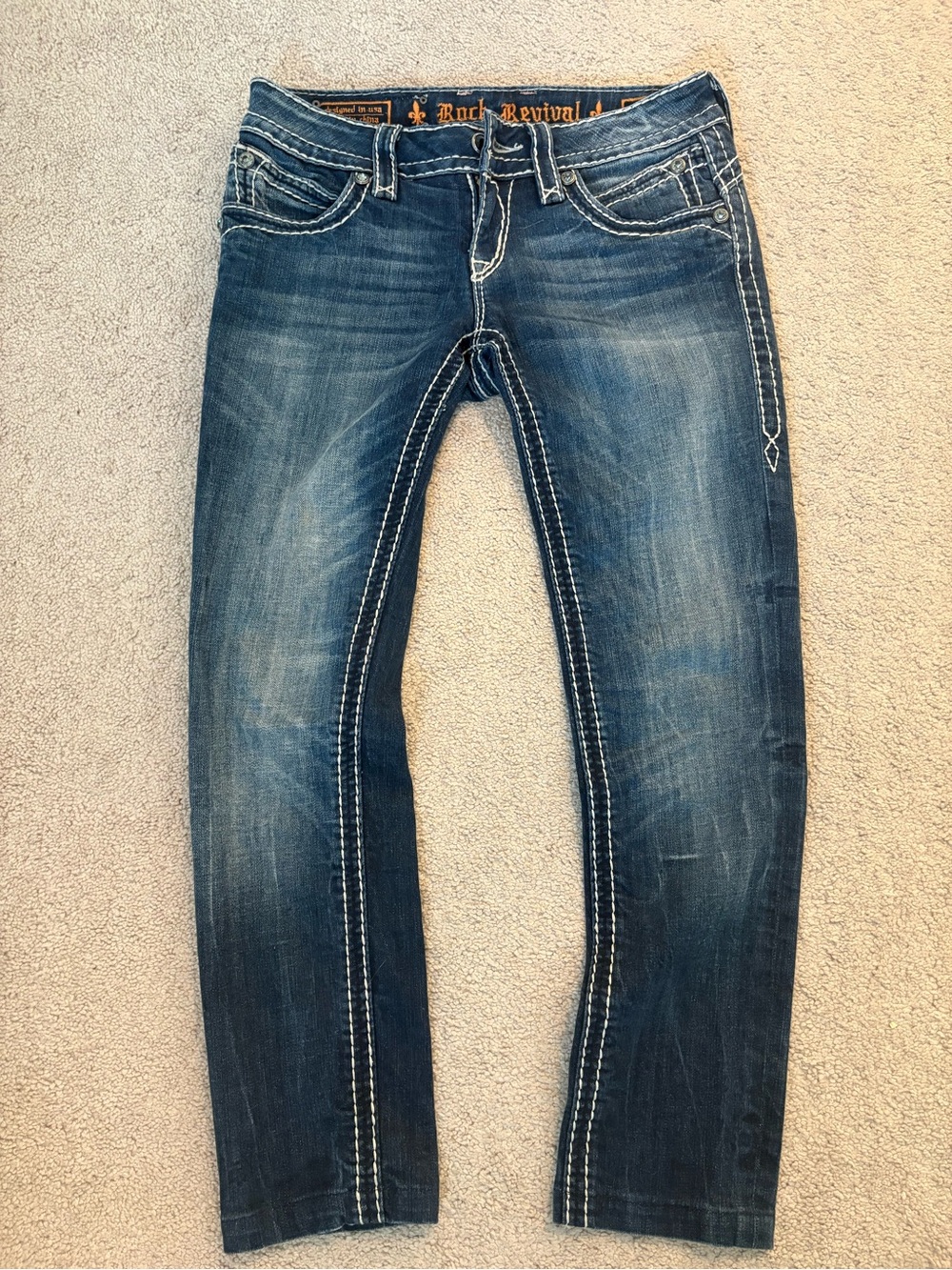 Rock revival scarlett skinny jeans